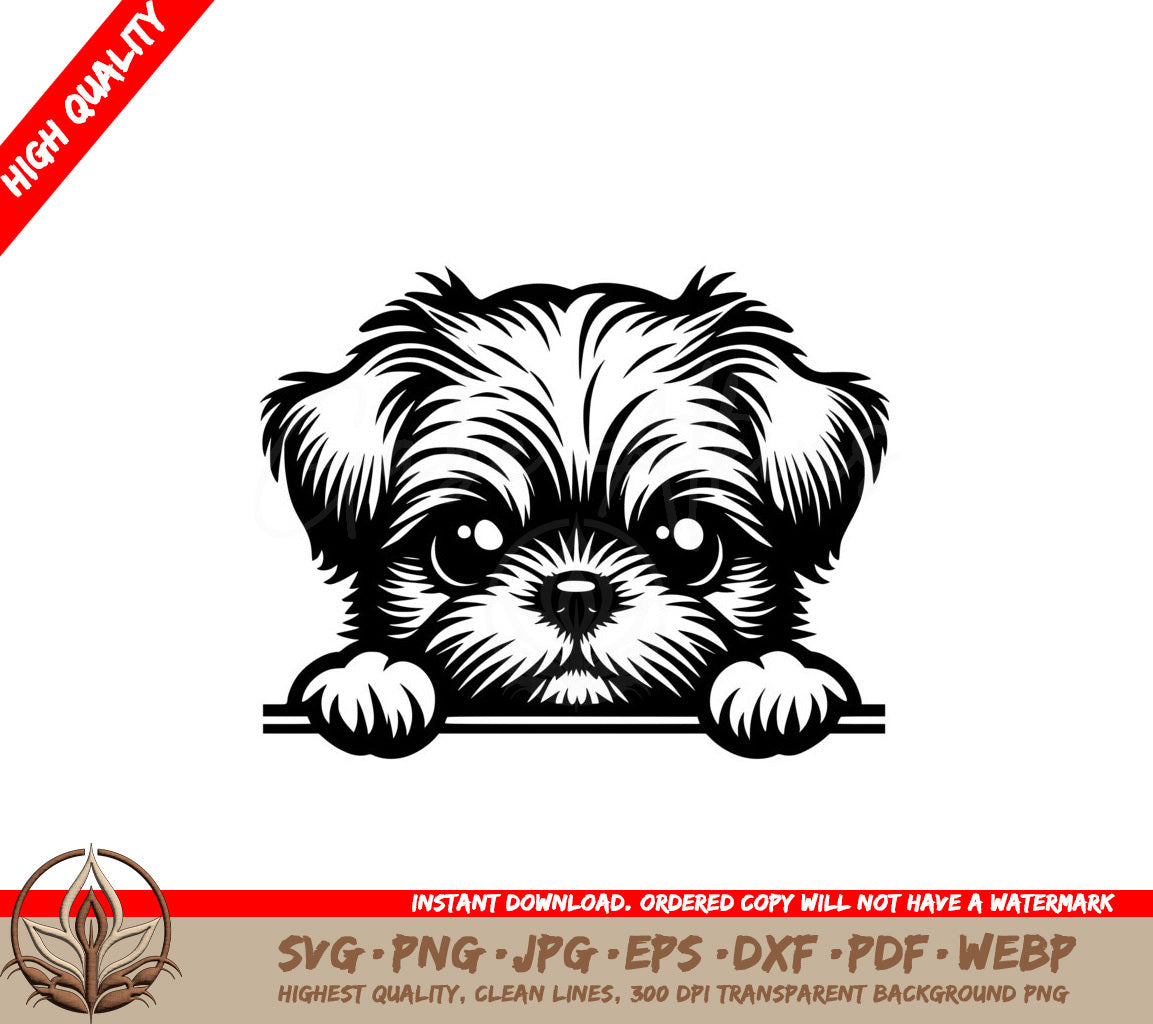 Peeky Brussels Griffon SVG Single Product