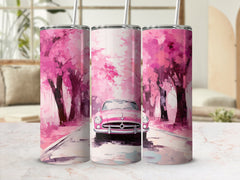 Pink Classic Car Cherry Blossom Watercolor Tumbler Wrap | 20oz Tumbler Wrap Sublimation Design PNG | Tumbler Wrap | 20oz_Tumbler_Wrap, corvette tumbler wrap, Digital_Download, Flare_Wrap, Modern_Wrap, Muscle Cars, Pink Tumbler Wrap, Street_Style, sublimation design, Sublimation_Art, Trendy_Tumbler, tumbler design, tumbler wrap, tumbler wrap png, Tumbler_Design | Gabe Atkins Designs