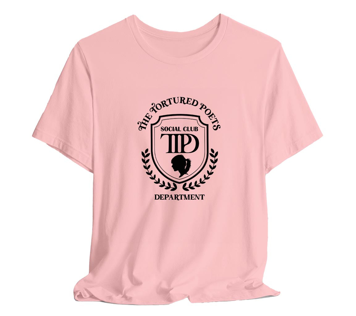 The Tortured Poets Department Social Club T-Shirt | TTPD Social Club T-Shirt | Taylor Swift Inspired T-Shirts Commemorating New Album Release, Taylor Swift T-Shirt, The Tortured Poets Department Merch, TTPD Shirt, Swiftie Merch, New Album Merch, Taylor Swift Fan Gift, Concert Tee, Fan Club Tee, Bella Canvas 3001 t-shirt