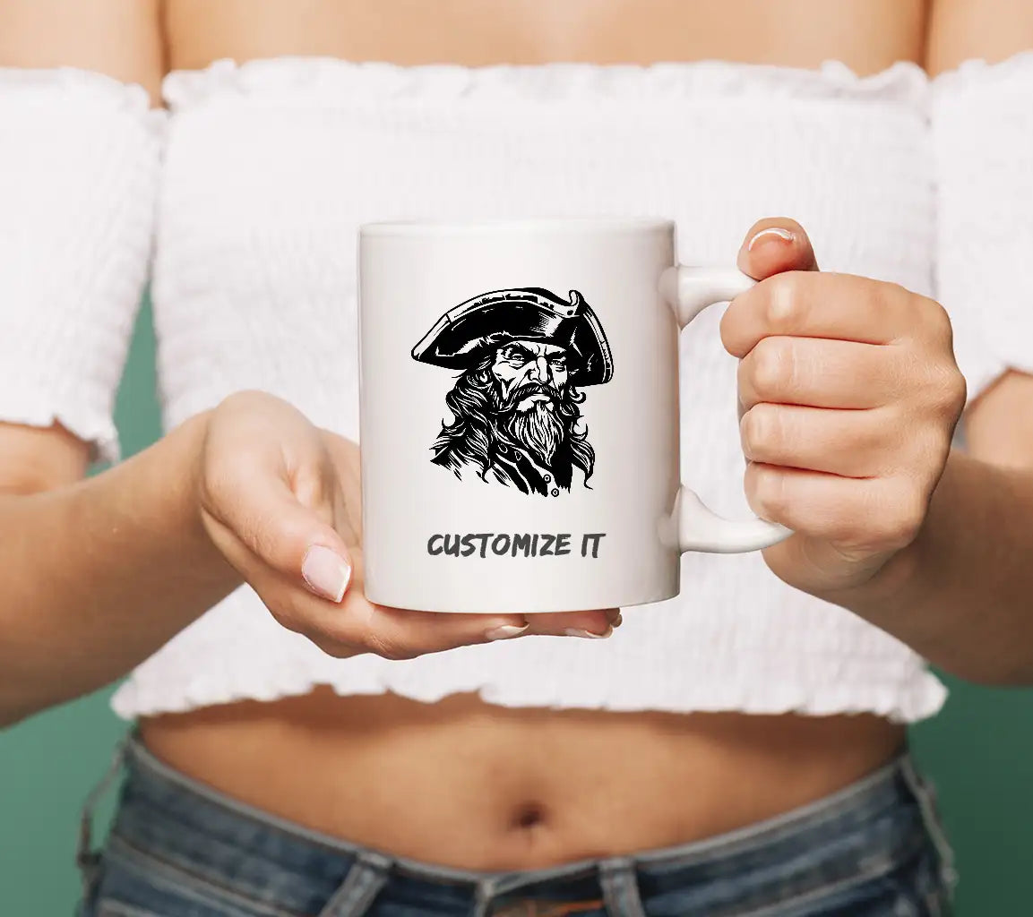  Pirate Bearded Man SVG - Vector Illustration SVG