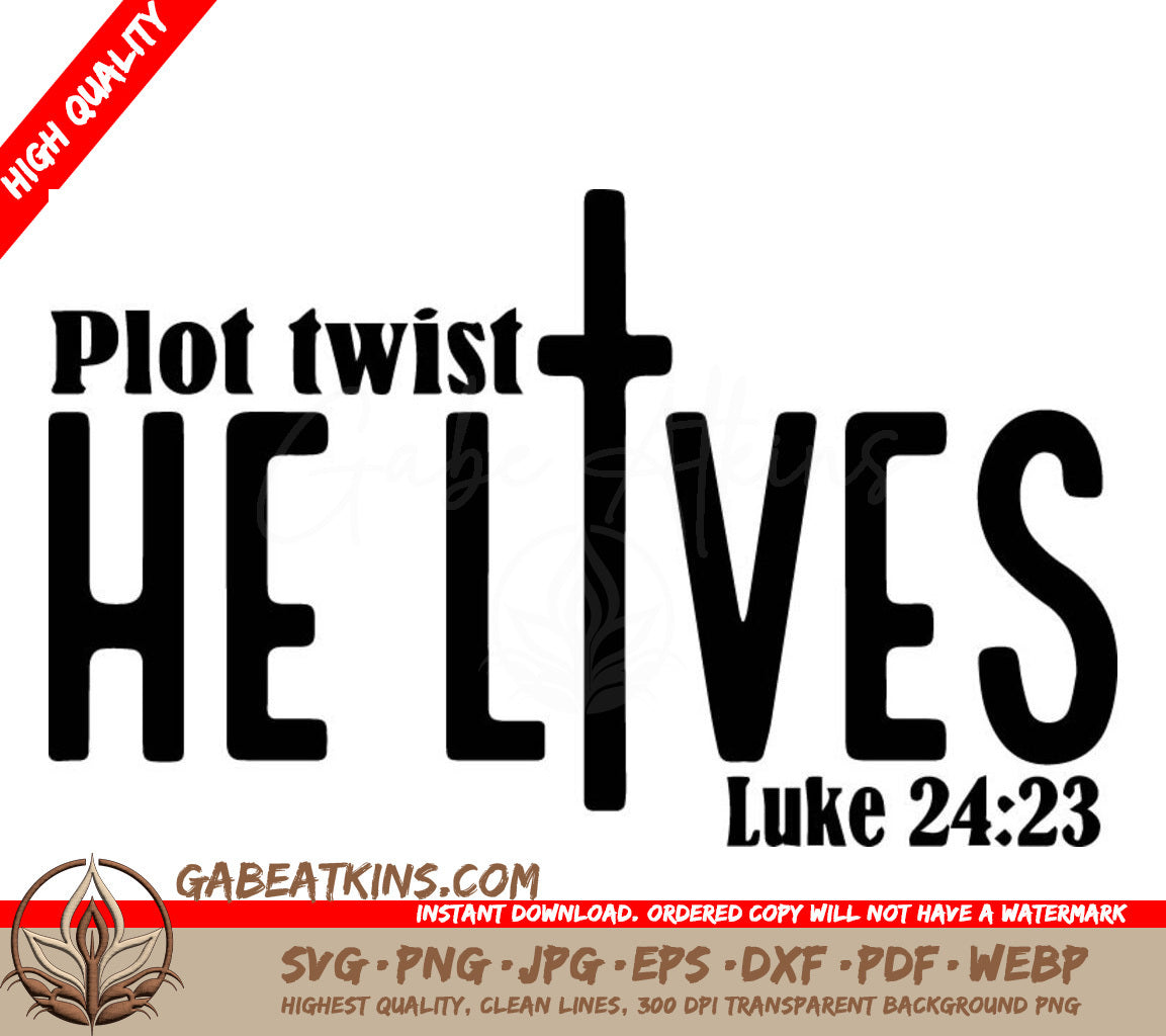 A Black And White Logo That Says Pilot Twist Helves SVG - Plot Twist He Lives SVG SVG