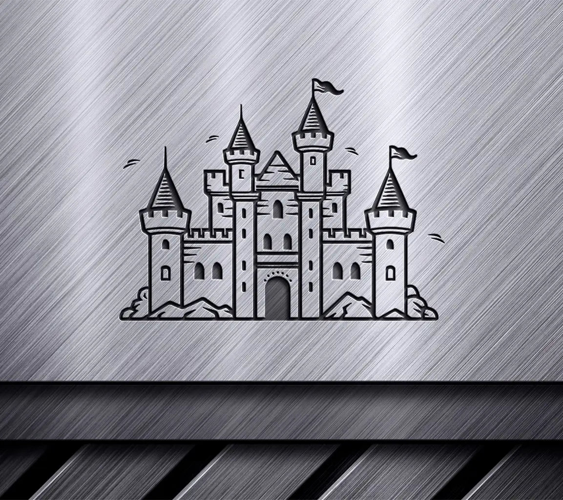  Castle SVG - Iconic Mini Truck Vector Design SVG