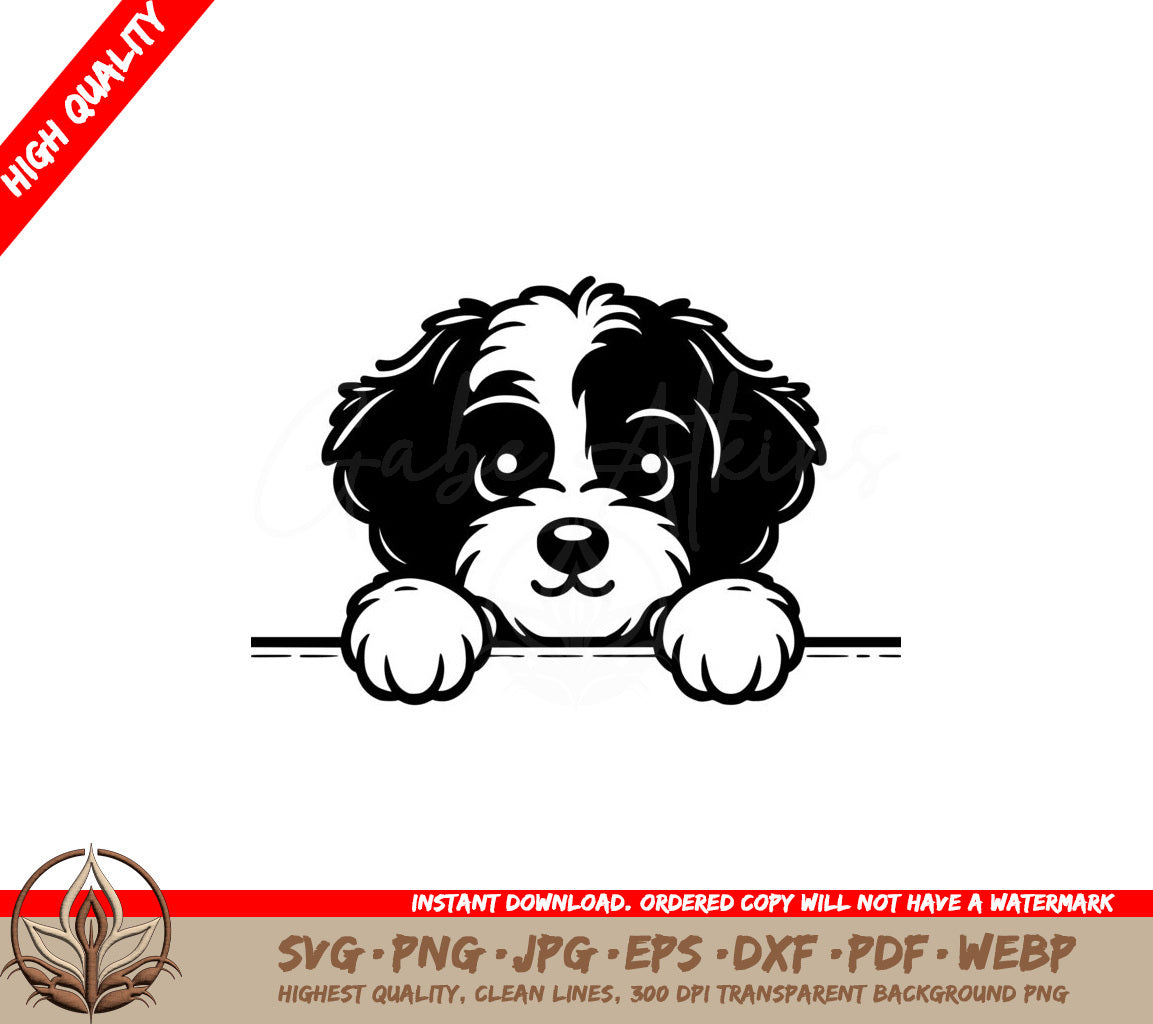 Portuguese Waterdog Welcome SVG PNG JPG AI PDF DXF EPS and WebP - Digital Download 
