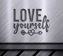 Love Yourself Arrow & Heart  SVG SVG