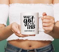 You Got This SVG with Heart - Positive Quote Design SVG