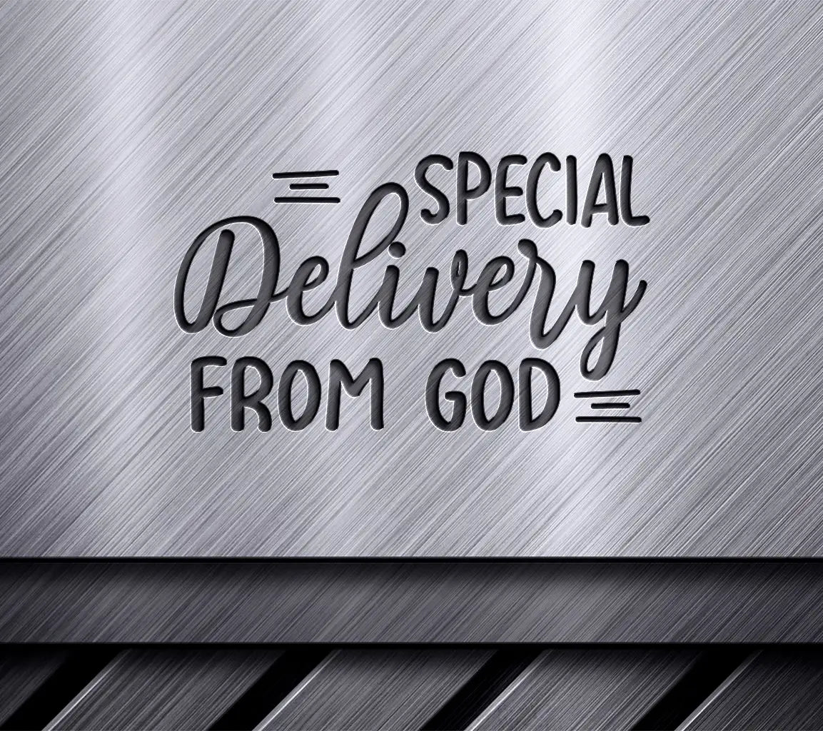 Special Delivery From God SVG - Pregnancy Announcement Design SVG