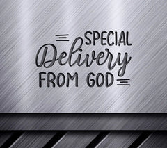 Special Delivery From God SVG - Pregnancy Announcement Design SVG