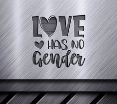 Love Has No Gender Rainbow Heart SVG - Pride Design SVG