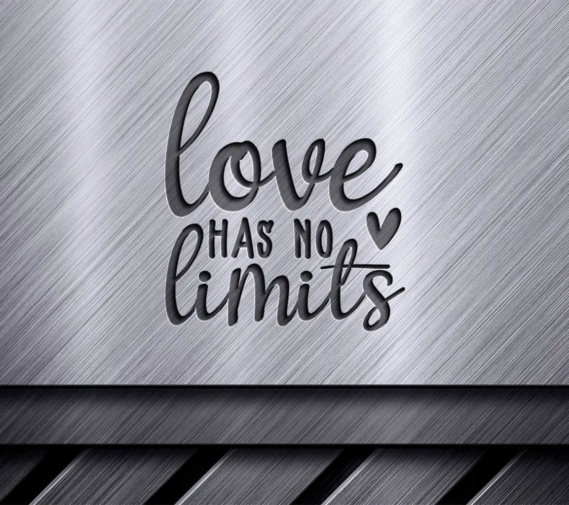 Love Has No Limits SVG - Pride Heart Design SVG