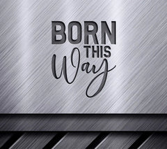 Born This Way Pride Flag SVG - Red & Blue Design SVG