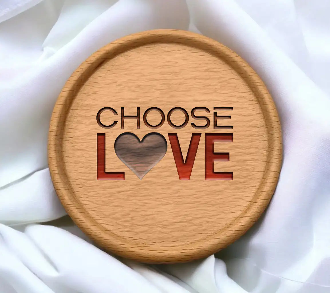 Choose Love Blue Heart SVG - Pride Month Design SVG