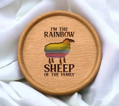 Rainbow Sheep Family SVG - Pride Design SVG