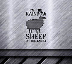 Rainbow Sheep Family SVG - Pride Design SVG