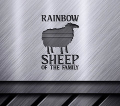 Rainbow Sheep Family SVG - Pride Edition SVG