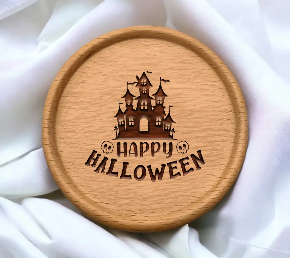 Haunted House Pumpkin SVG -  Drawing SVG