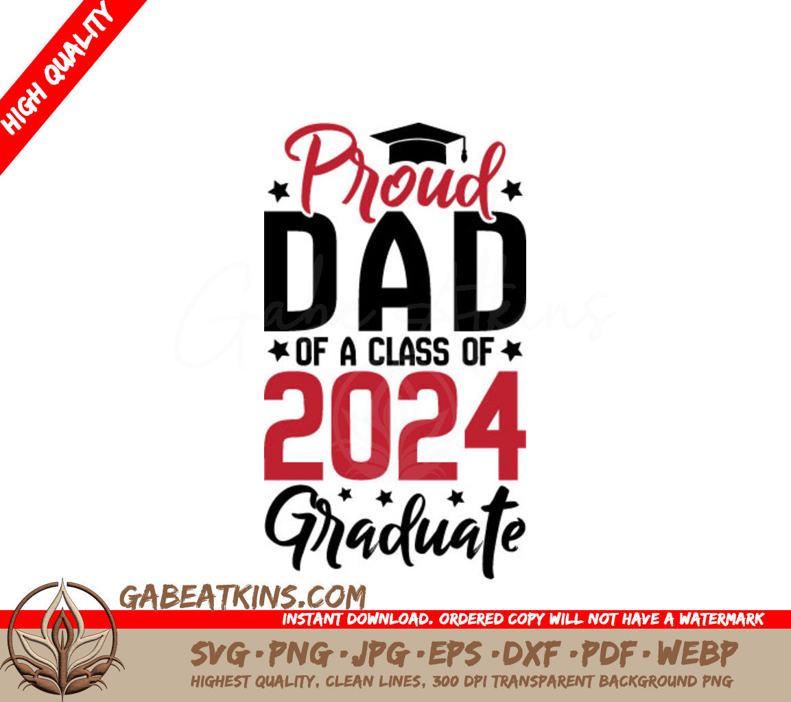 Class of 2024 Graduate SVG SVG