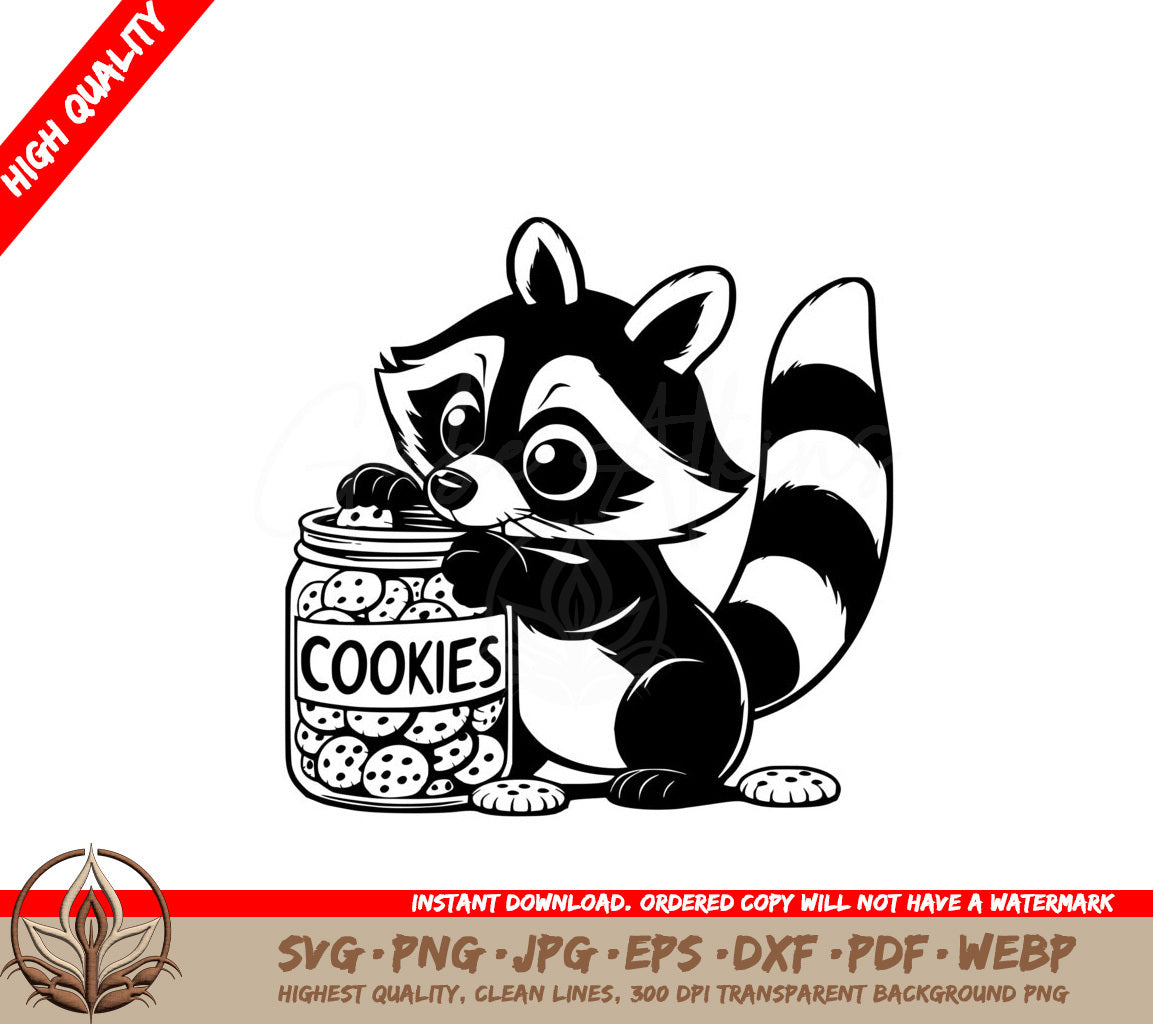 Raccoons Sweet Heist SVG 
