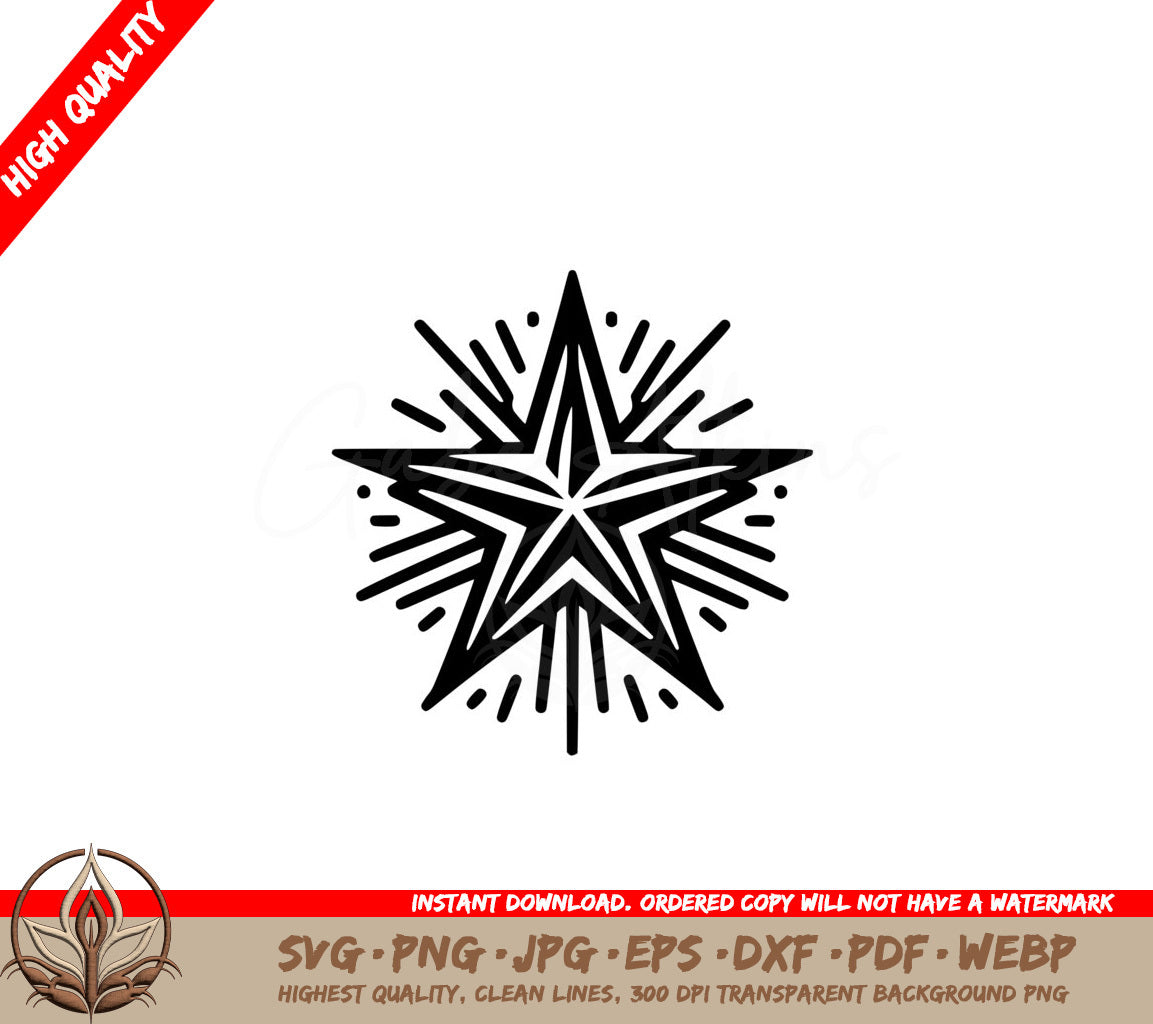 Radiant Star Harmony SVG 
