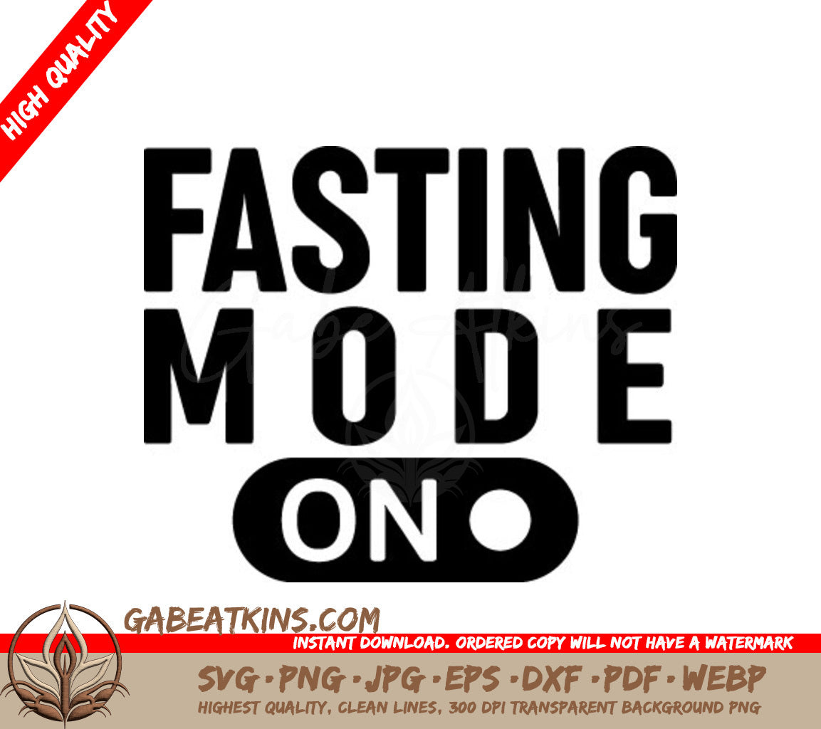 Ramadan Fasting Mode Design -  SVG SVG