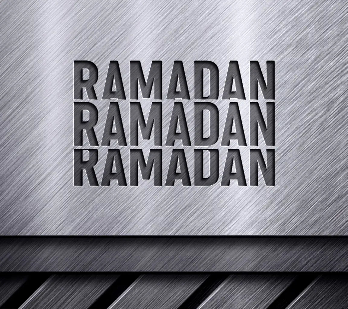 Ramadan SVG - Black Calligraphy on White Background SVG