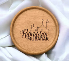 Ramadan Mubarak Mosque SVG -  Drawing SVG