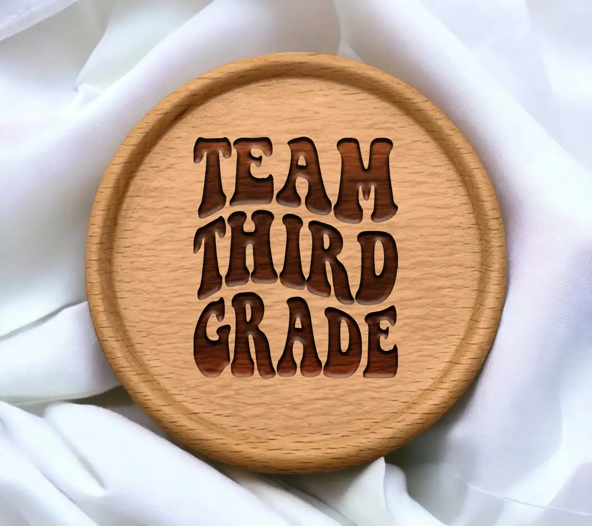 Retro Third Grade Team SVG -  Design SVG