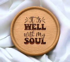 Retro Christian It Is Well With My Soul SVG Design SVG