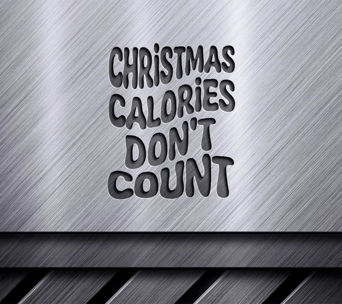 Retro Christmas Calories Dont Count SVG SVG