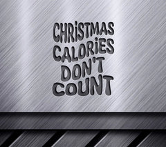 Retro Christmas Calories Dont Count SVG SVG