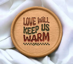 Retro Christmas Love Will Keep Us Warm SVG SVG