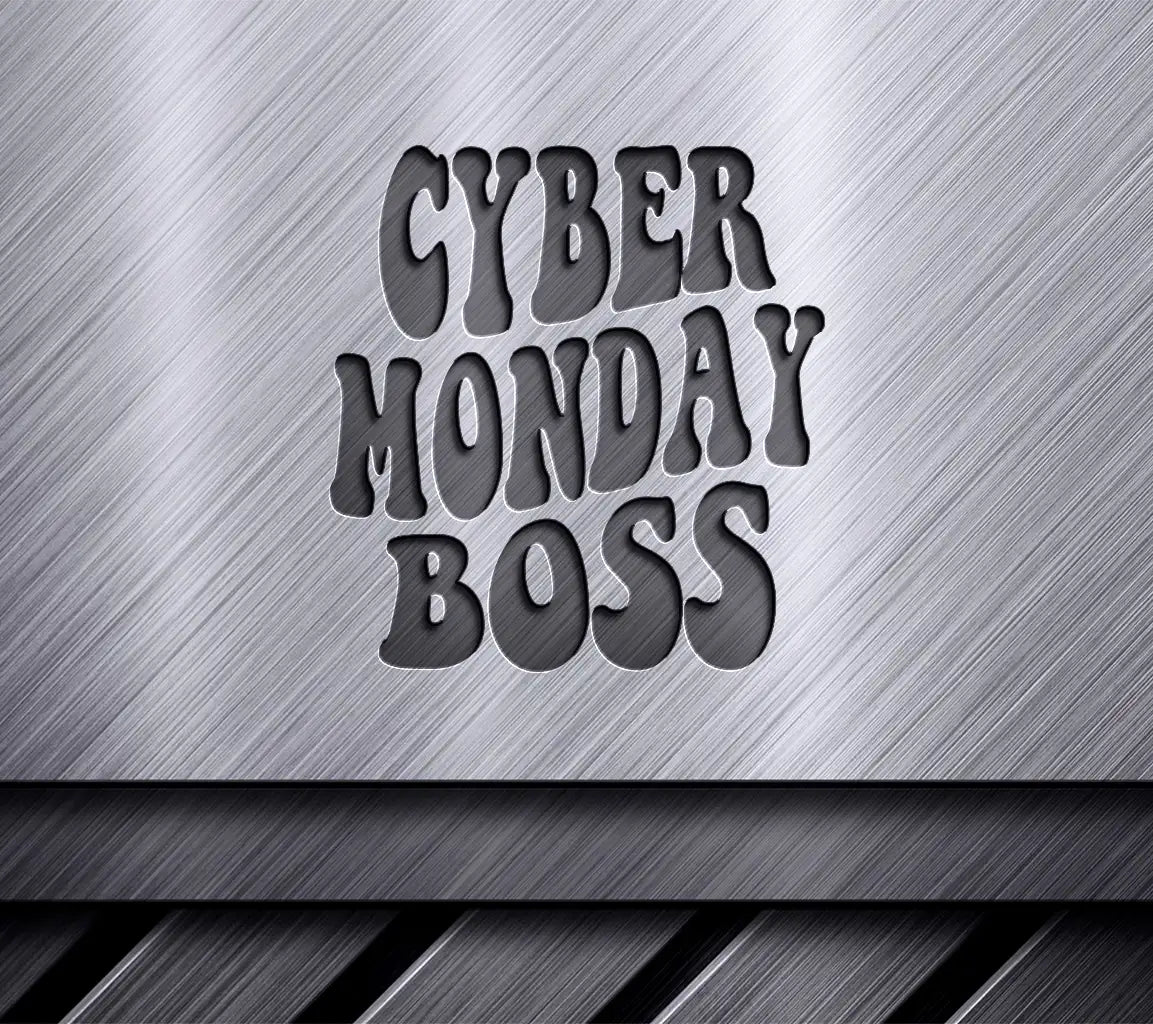 Cyber Monday Boss Retro Design SVG -  SVG