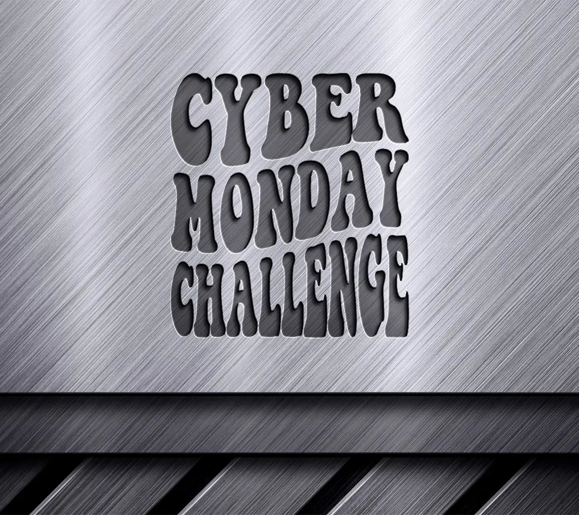 Retro Cyber Monday Challenge SVG Design -  SVG