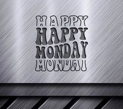 Retro Cyber Monday Happy Monday SVG Design SVG