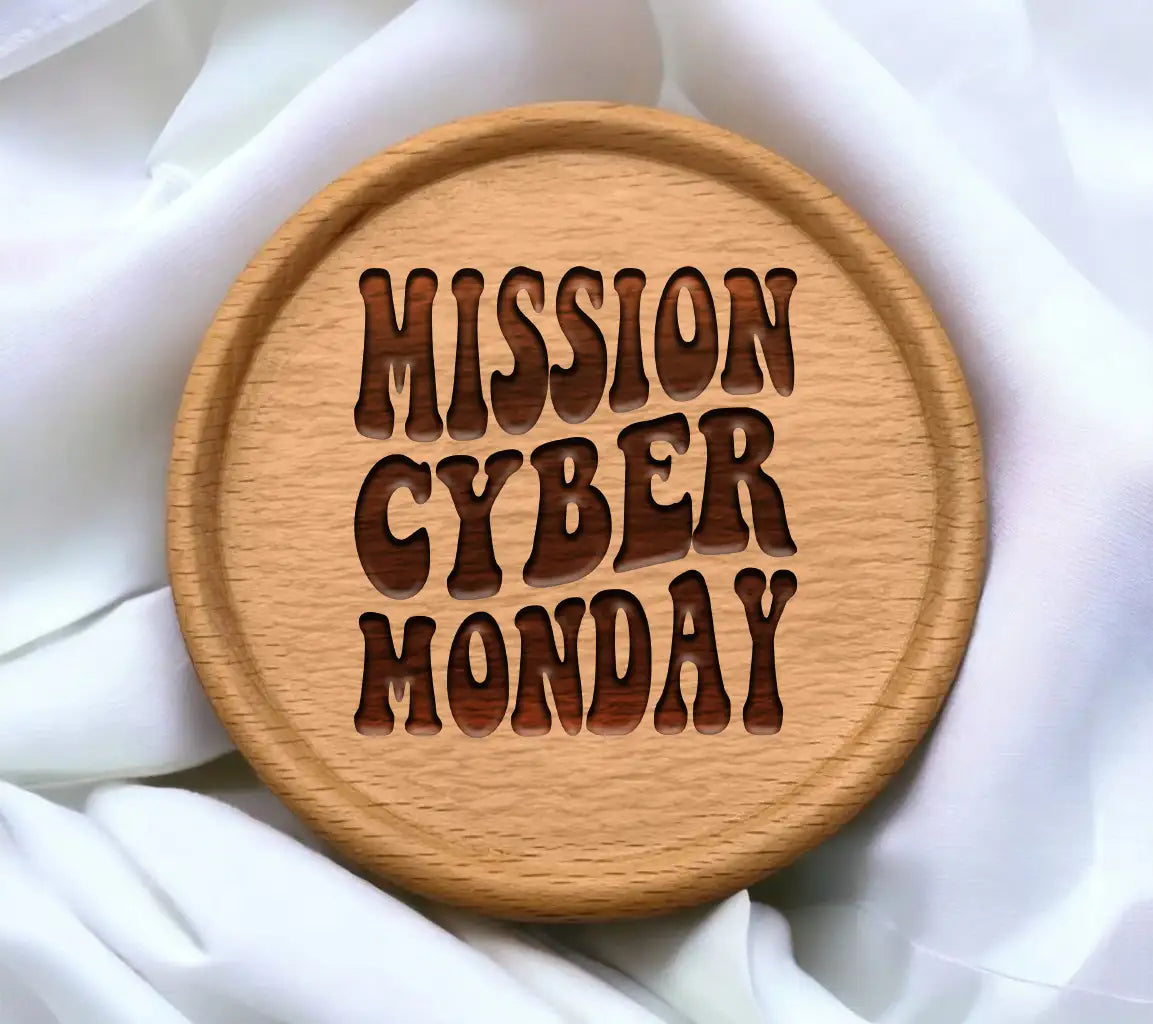 Retro Cyber Monday Mission Design SVG -  SVG