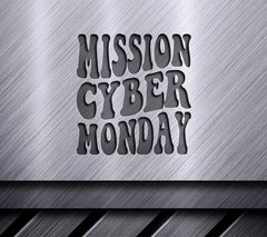 Retro Cyber Monday Mission Design SVG -  SVG