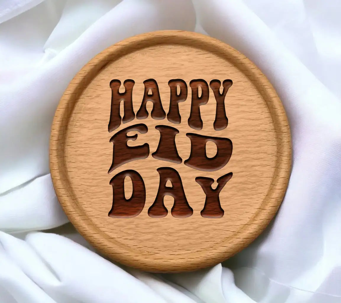 Retro Happy Eid Al-Adha SVG Cut File SVG