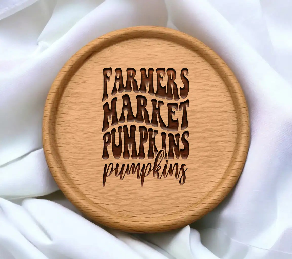 Retro Fall Farmers Market Pumpkins SVG -  Sign SVG