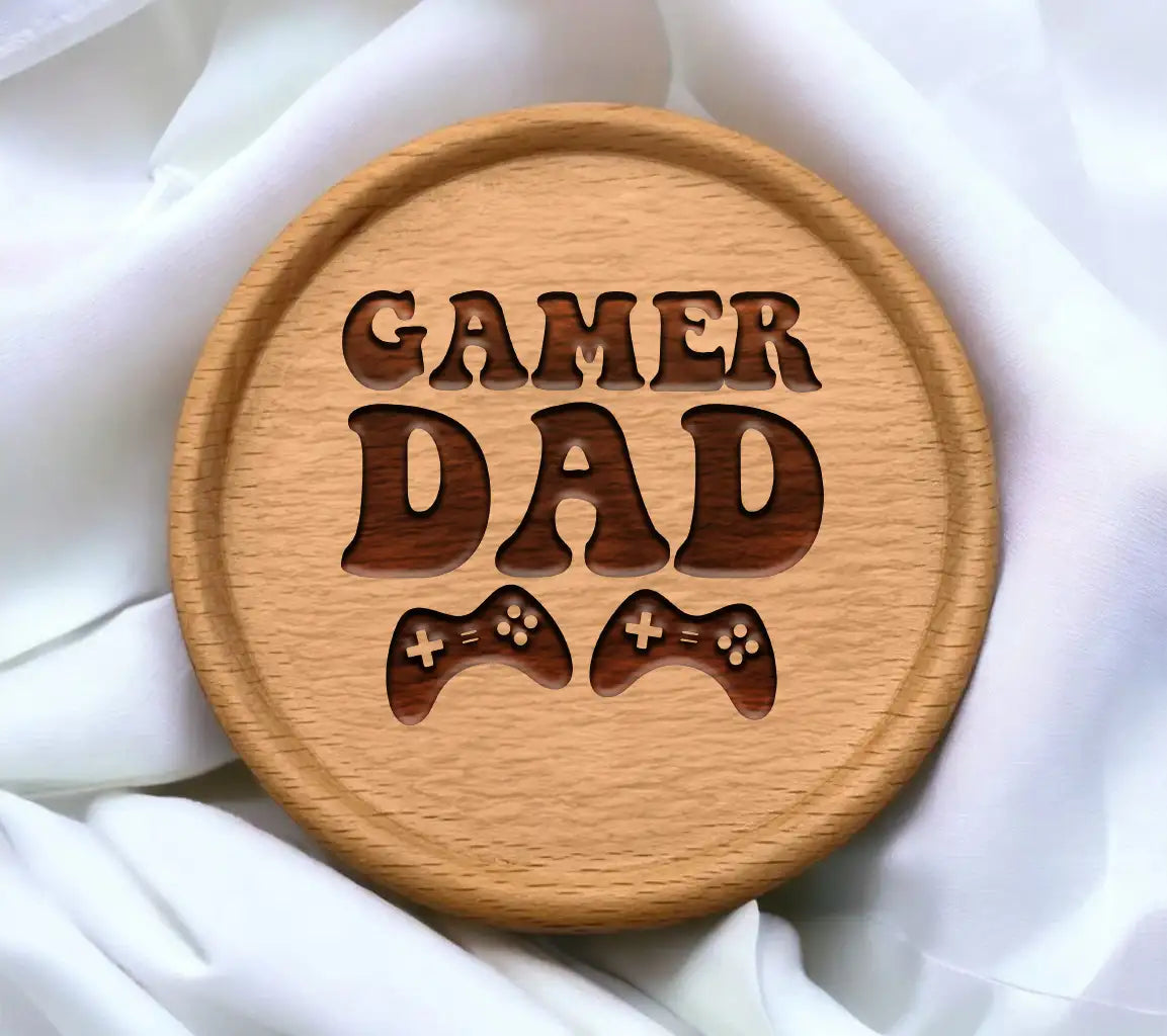 Retro Gamer Dad SVG Design -  Controllers SVG