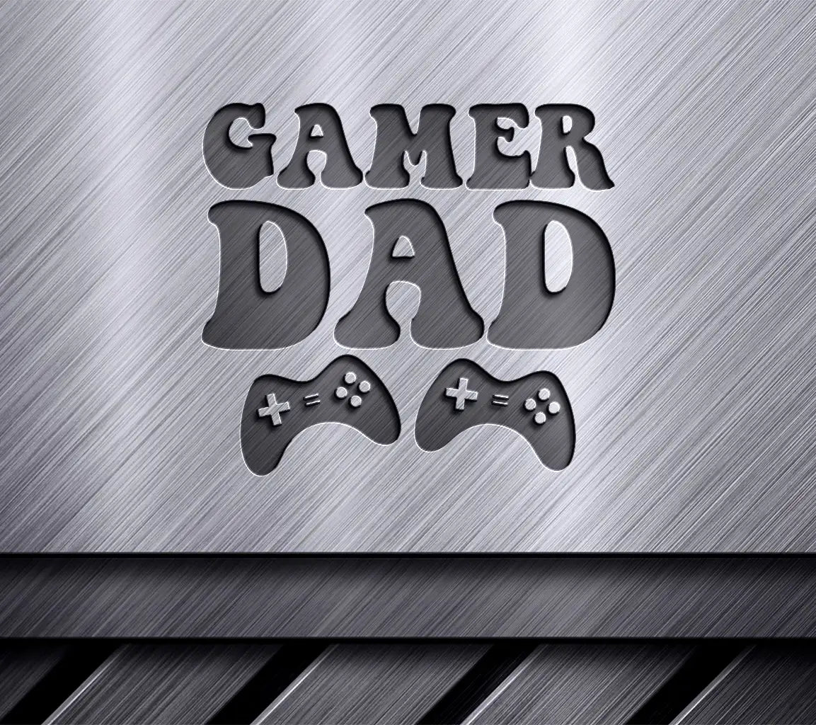 Papa Heart SVG - Retro Fathers Day Design SVG