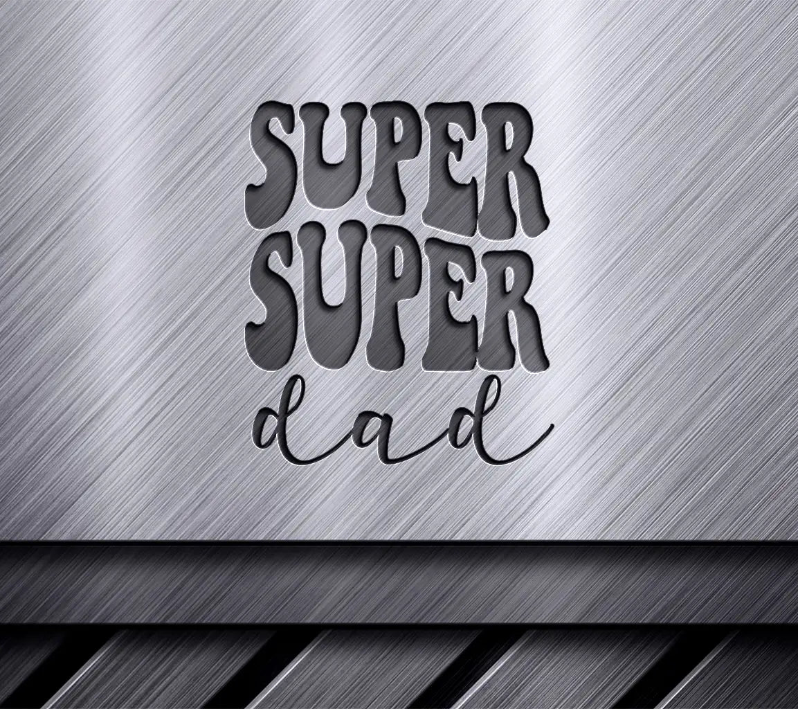 Papa Heart SVG - Retro Fathers Day Design SVG