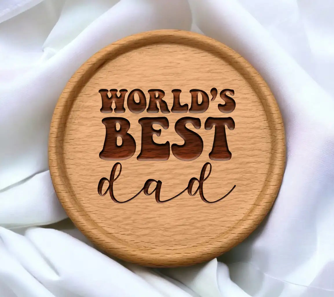 Retro Worlds Best Dad SVG Design -  SVG