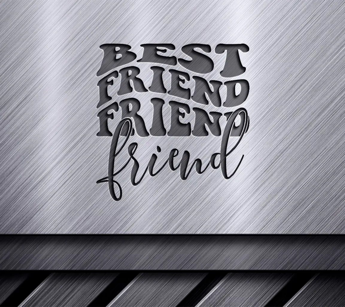 Retro Besties SVG Cut File -  SVG