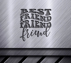 Best Friend SVG - Retro  Design SVG