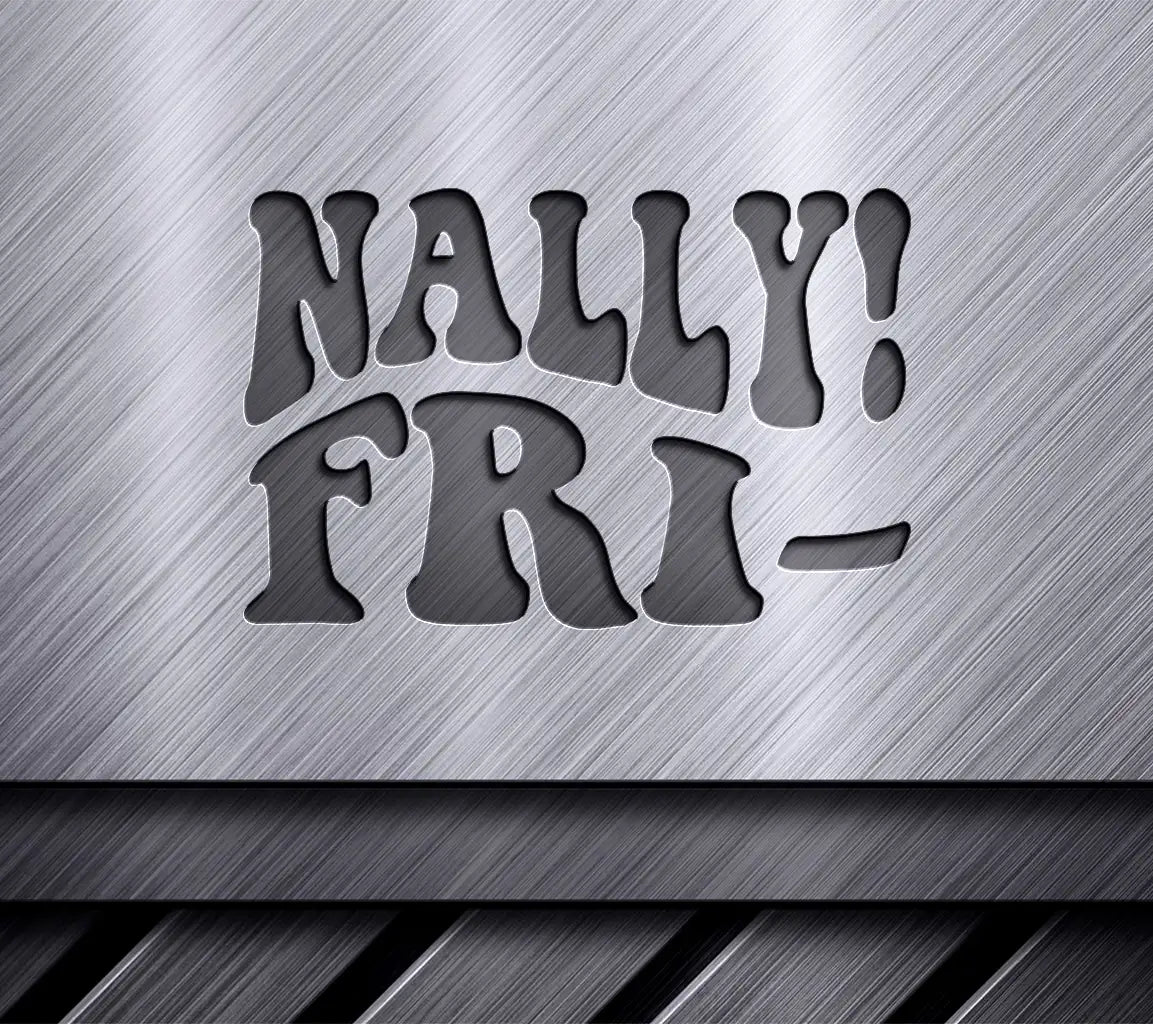 Retro Funny Nally Fril Design SVG -  SVG