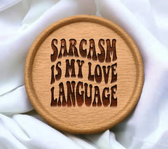 ## Sarcasm Is My Love Language SVG - Retro Funny Design SVG