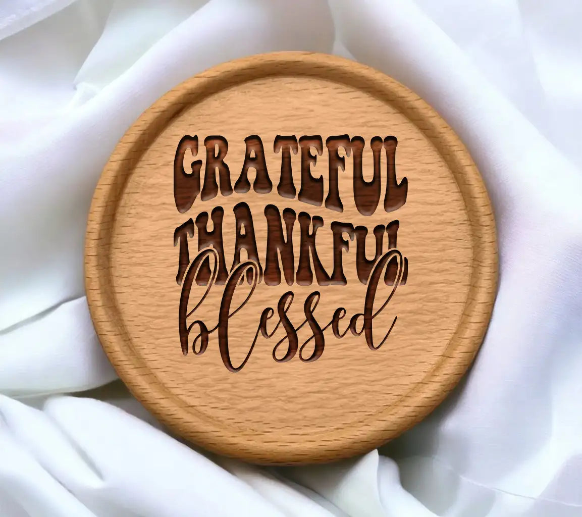 Retro Halloween Grateful Thankful Blessed SVG Design SVG