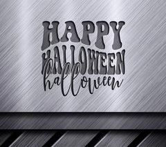 Retro  Happy Halloween Sign SVG SVG