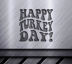 Retro Halloween Happy Turkey Day SVG Silhouette SVG