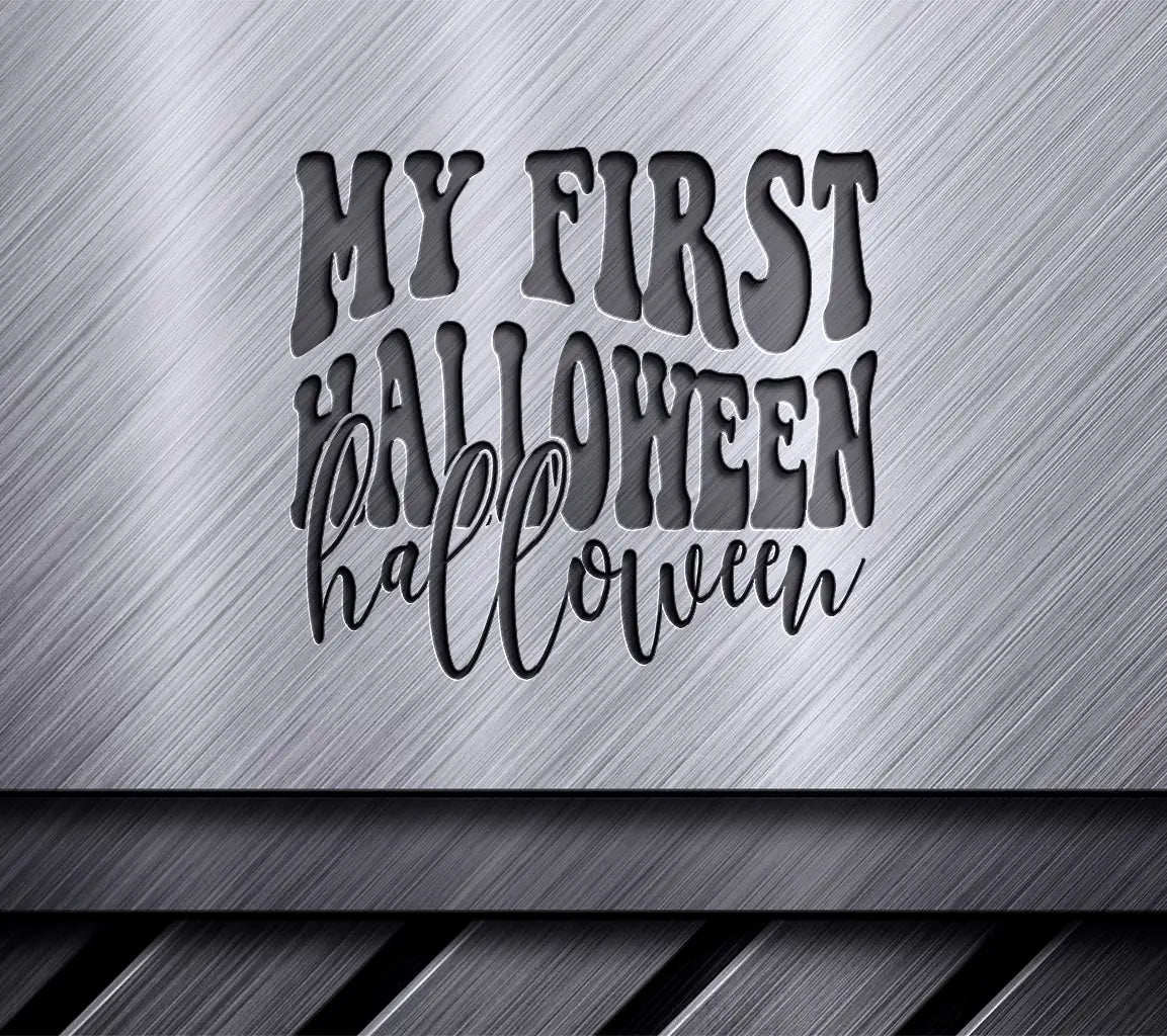 My First Halloween SVG - Retro  Sign SVG