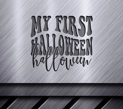 My First Halloween SVG - Retro  Sign SVG